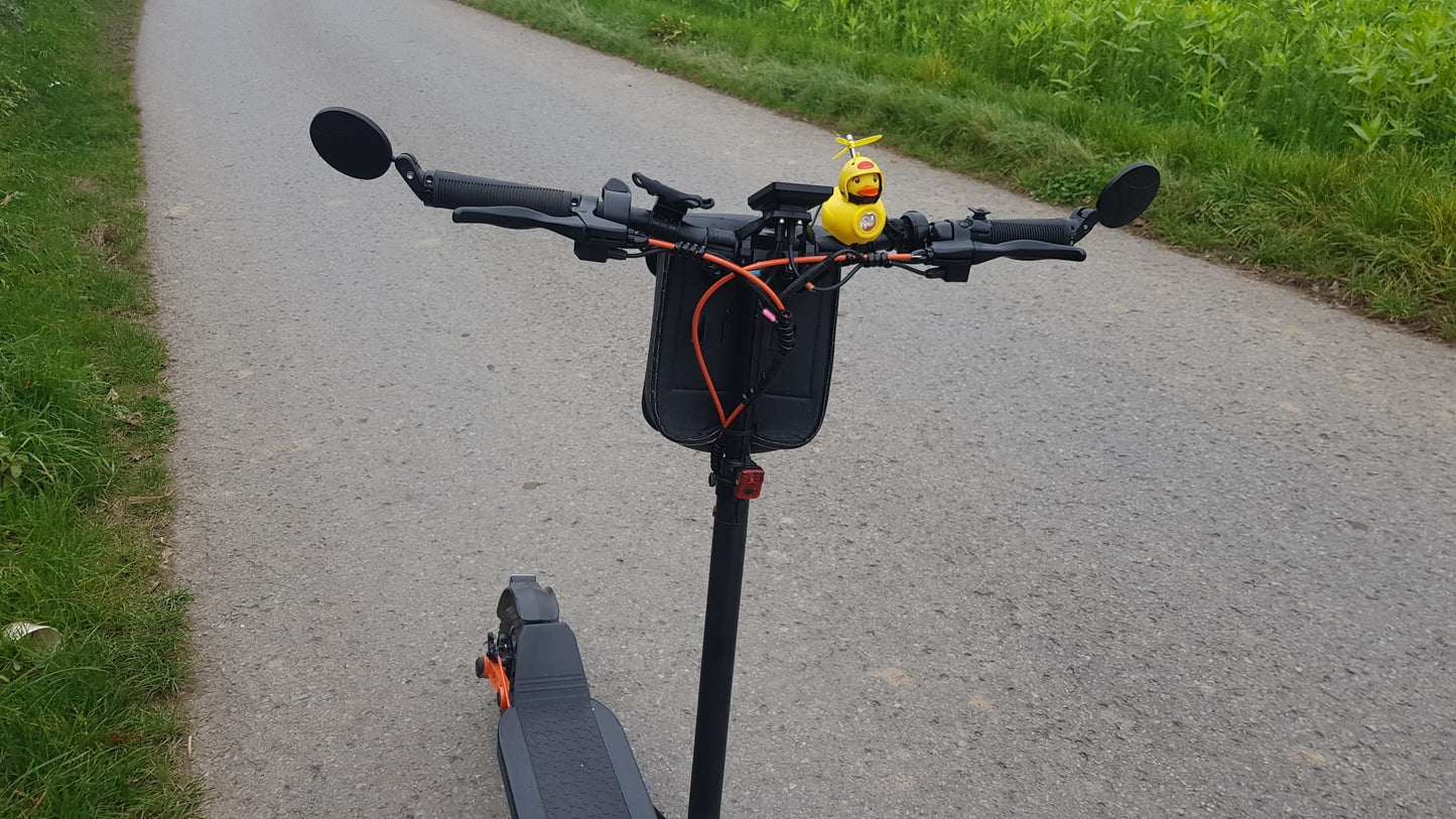Kleines gelbes entenförmiges Autolicht/Lautsprecher integriert