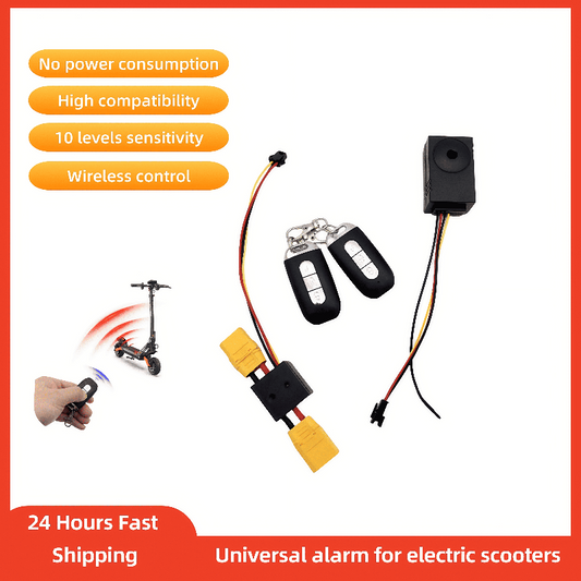 Anti-theft alarm for electric scooters with automatic power-off function